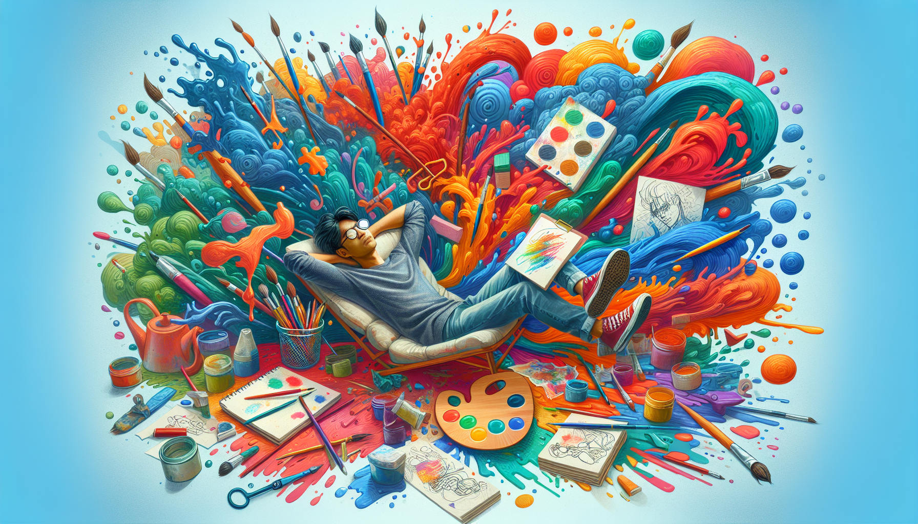 Artista Descontraído